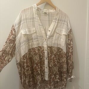 Button front blouse from Gimmicks